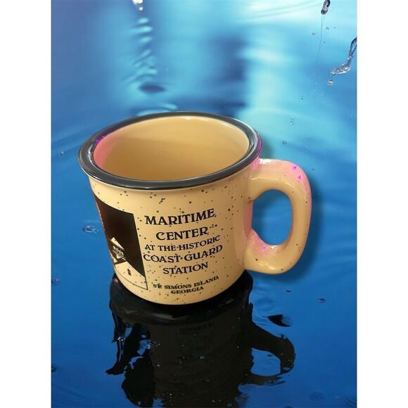 Maritime Center Historic Coast Guard Station St. Simon’s Island GA Coffee Mug - Picture 6 of 10